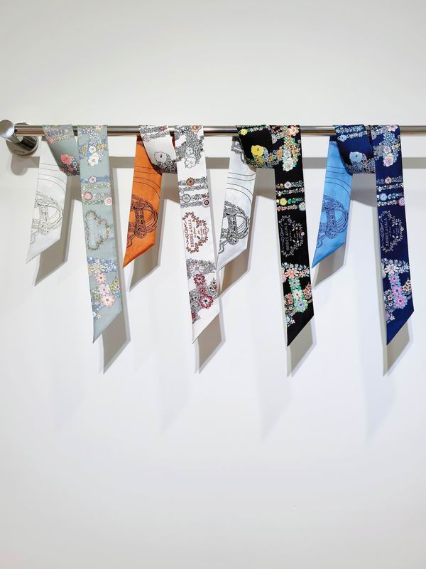 Hermes silk ribbon 5X86cm E051709